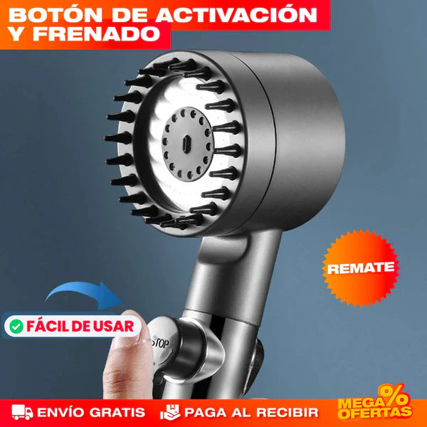 🚿💧CABEZAL DE DUCHA PRESIÓN Y AHORRADOR ✅