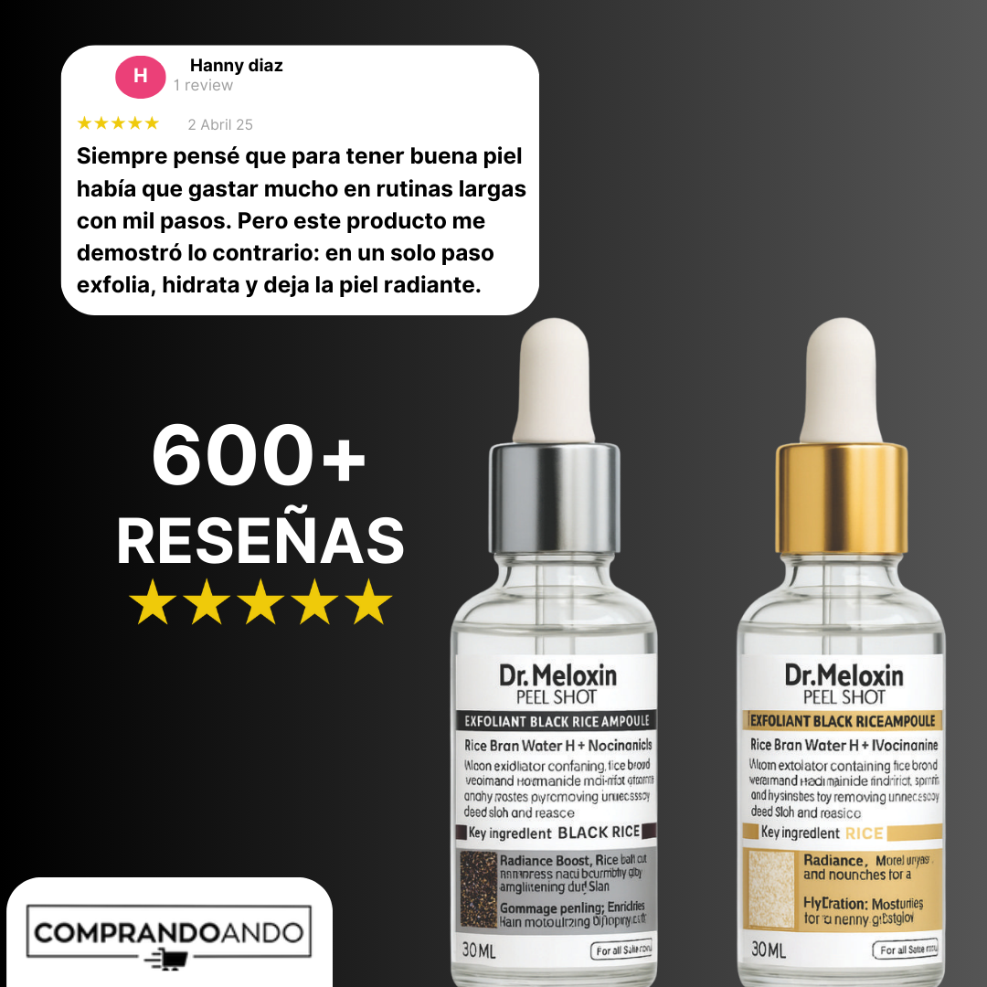 X2 DrMelaxin Ampolla Rice & Black Rice 30ml