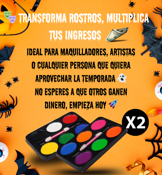 Pintura Facial Halloween🦇 Gana dinero con tu creatividad