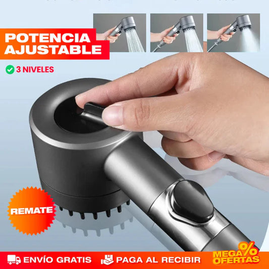 🚿💧CABEZAL DE DUCHA PRESIÓN Y AHORRADOR ✅