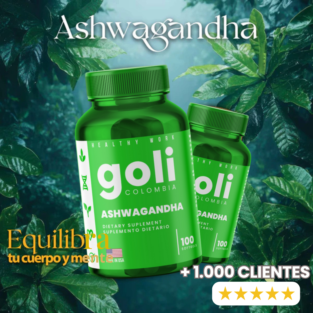 “Ashwagandha GOLI – Calma tu estrés y recarga tu energía naturalmente”