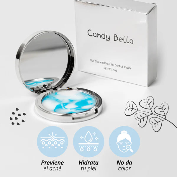 Candy Bella® – Gel Prensado Matificante para una piel fresca y sin brillo al instante